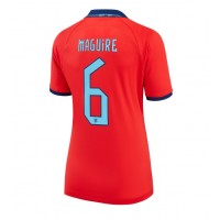 Englanti Harry Maguire #6 Vieraspaita Naiset MM-kisat 2022 Lyhythihainen